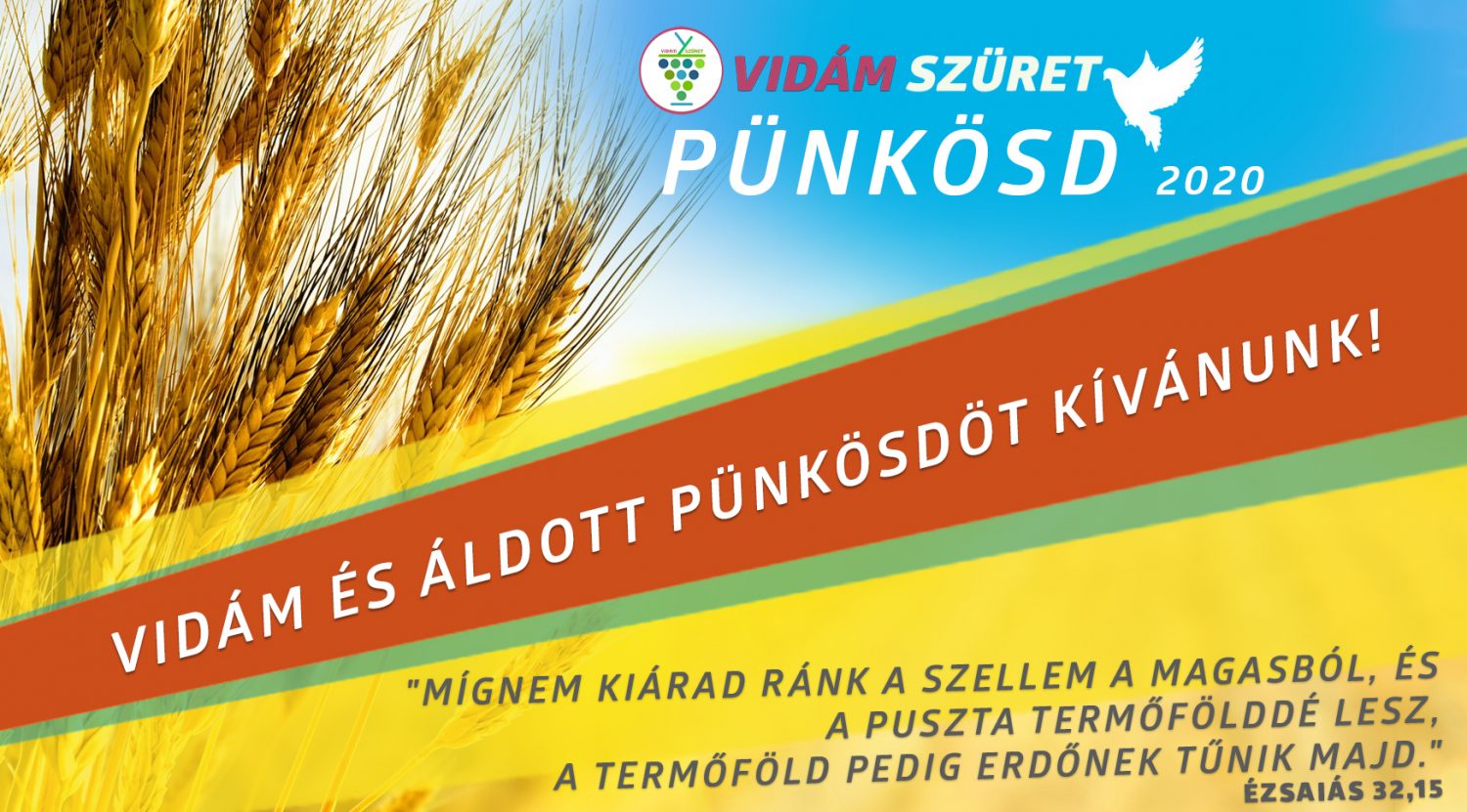 Vidám és áldott Pünkösdöt kívánunk!