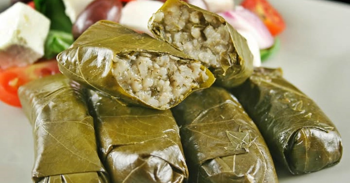 Töltött szőlőlevél – recept